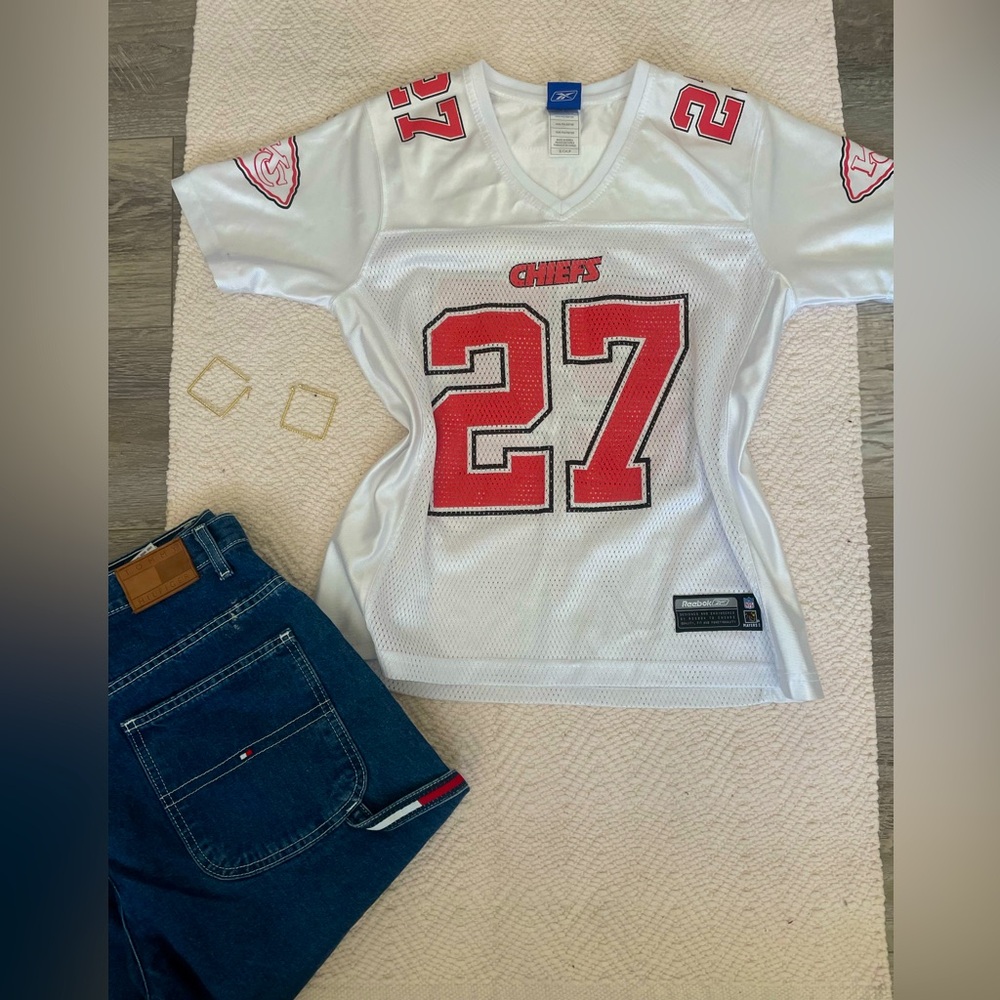 Vintage y2k whiteand red Chiefs jersey